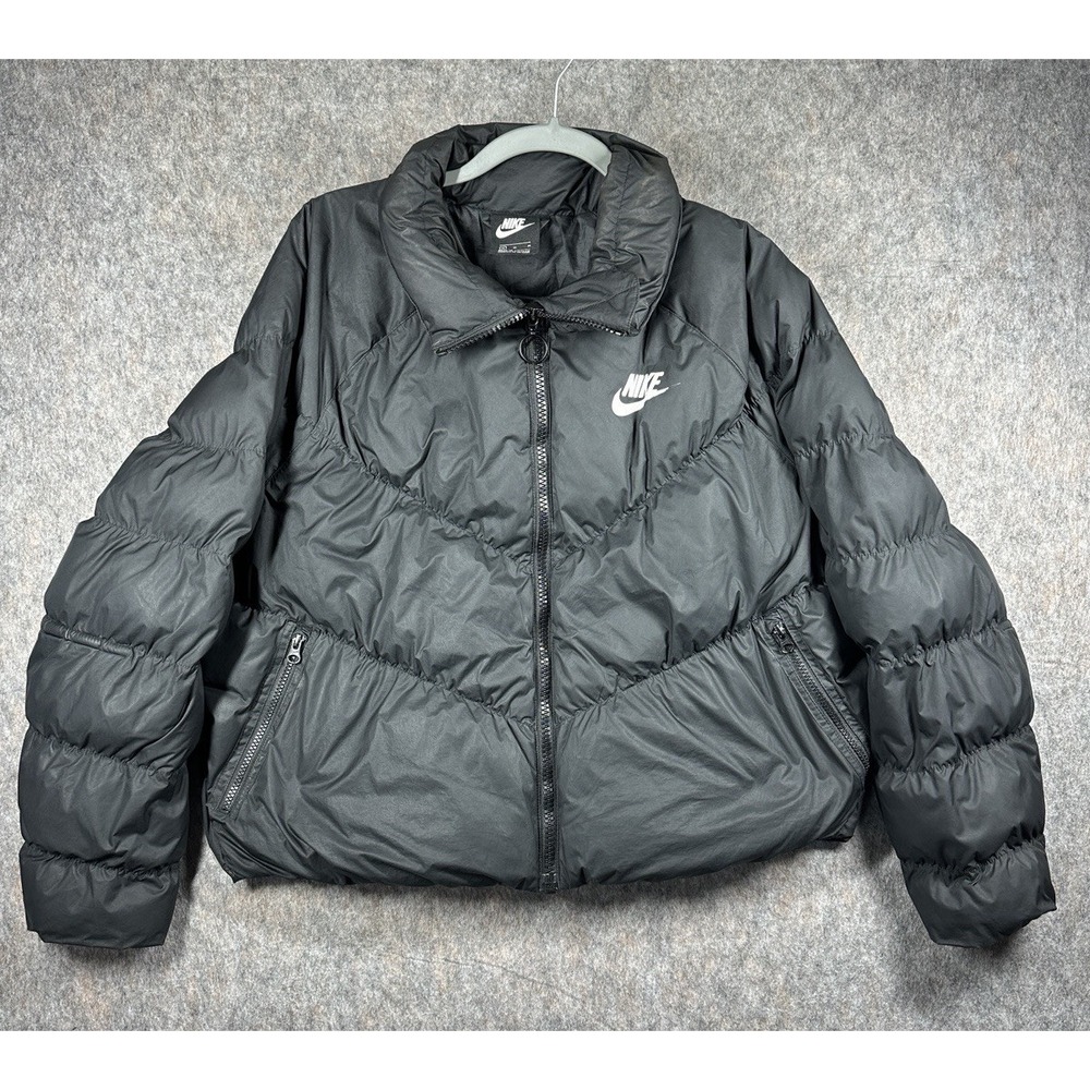 Nike Sportswear Synthetic Fill Puffer Jacket‎ Size M CD4216-010 Thermore Black